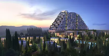 Luxury Mediterranean Casino Resort Architecture